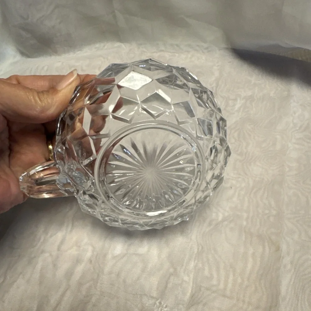 Vintage Fostoria American‎ Flared One Handle Nappy  Fostoria Glassware